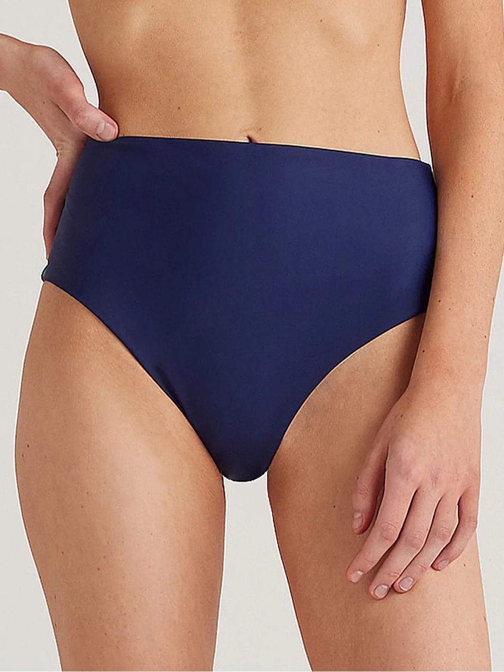 Quince Italian High-Rise Bikini Bottom NWT